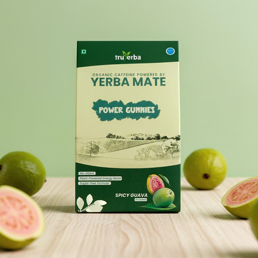 Yerba Mate Caffeine Gummies(Spicy Guava)