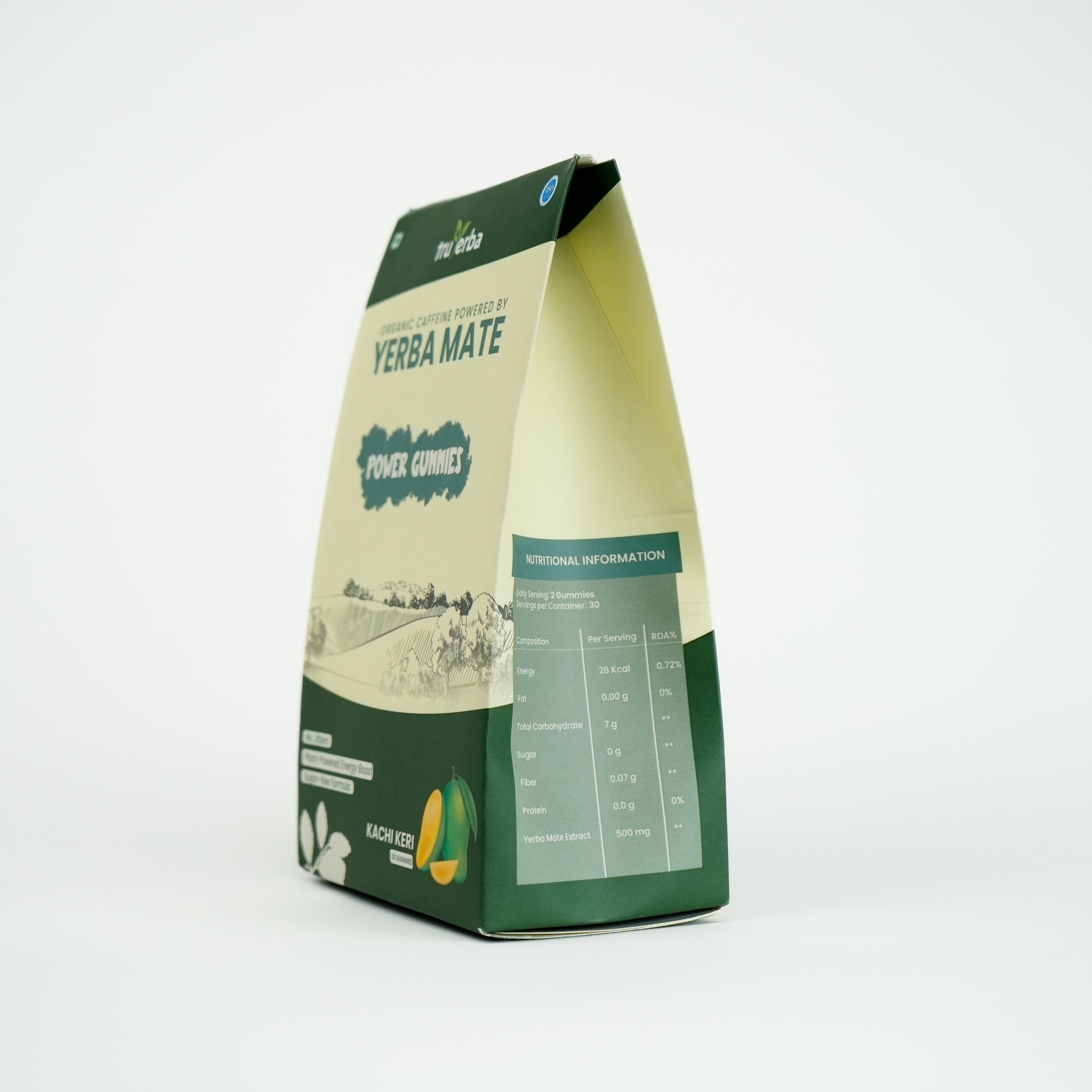 Yerba Mate Caffeine Gummies(Kachi keri)