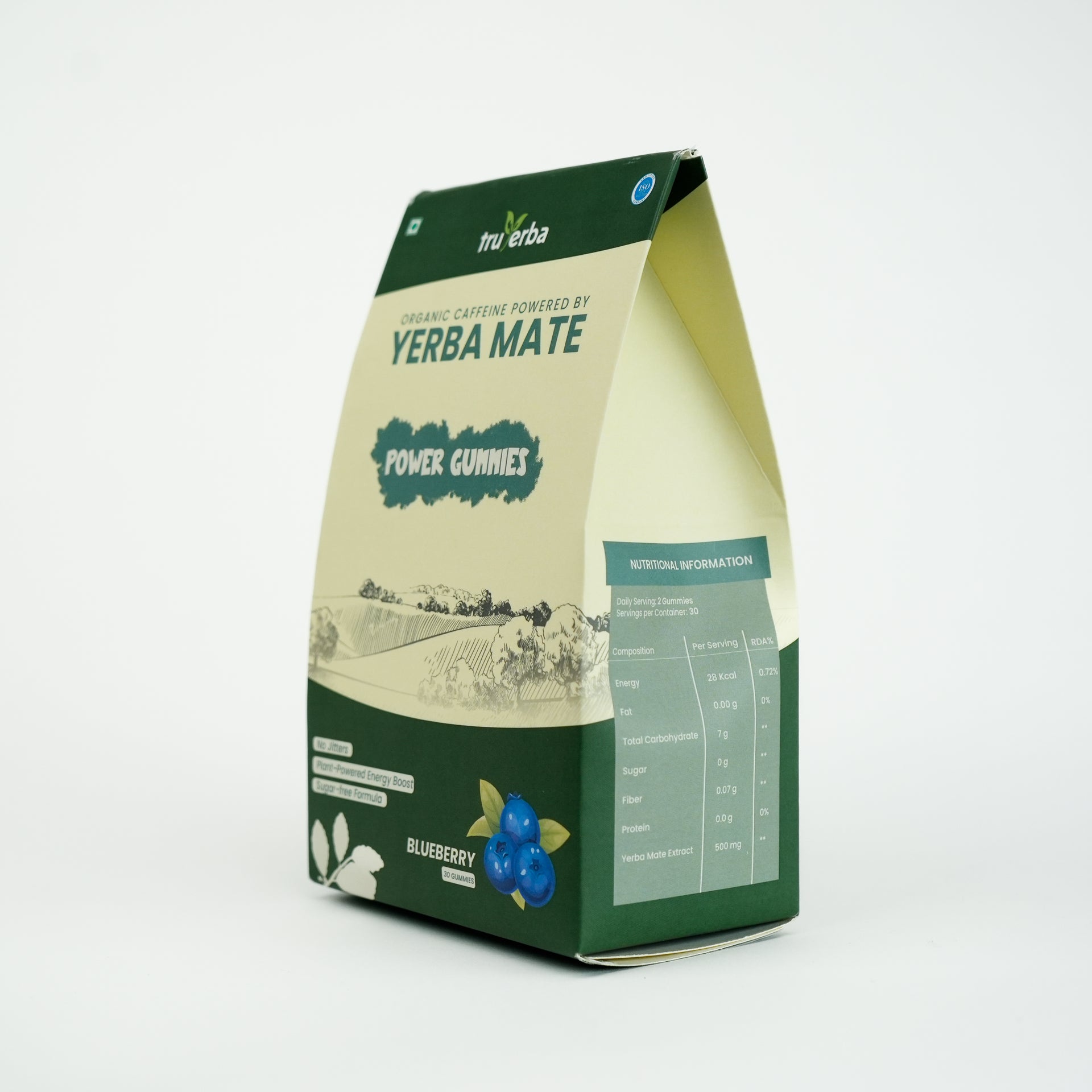 Yerba Mate Caffeine Gummies(Blueberry)