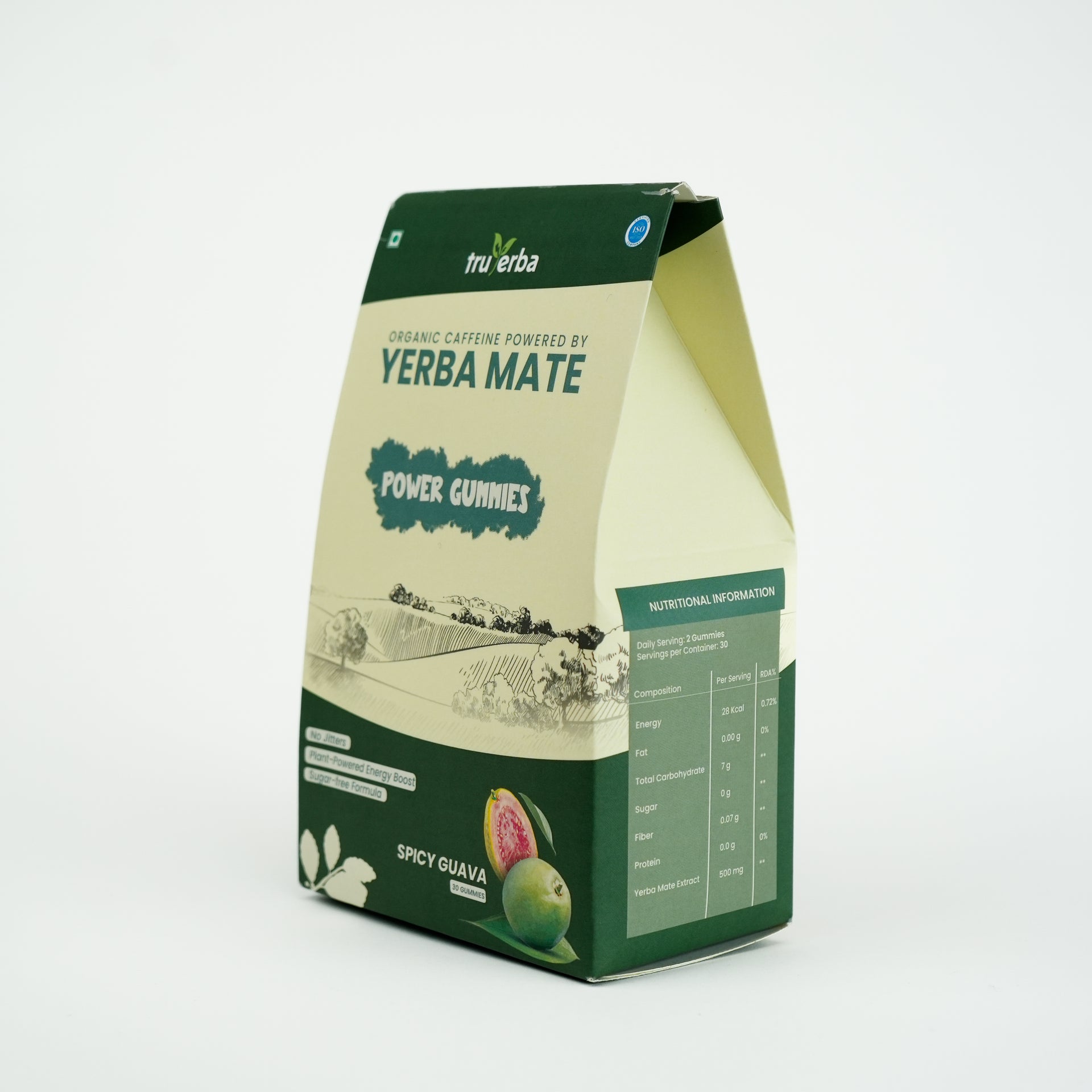 Yerba Mate Caffeine Gummies(Spicy Guava)