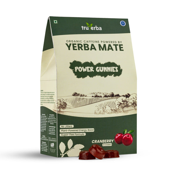 Yerba Mate Power Gummies | Cranberry
