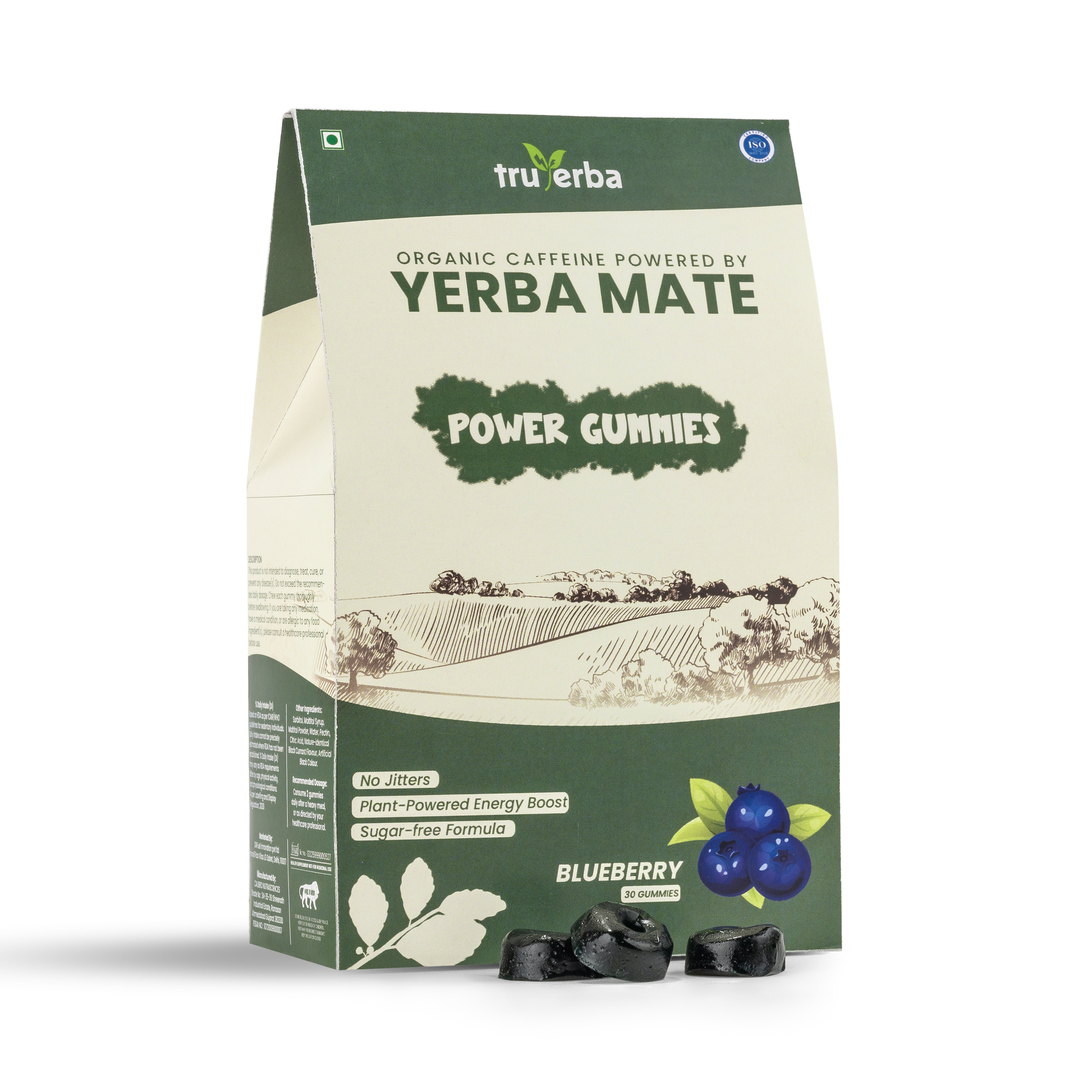 Yerba Mate Caffeine Gummies(Blueberry)