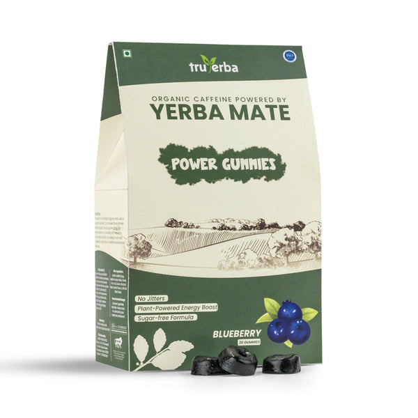 Yerba Mate Caffeine Gummies(Blueberry)