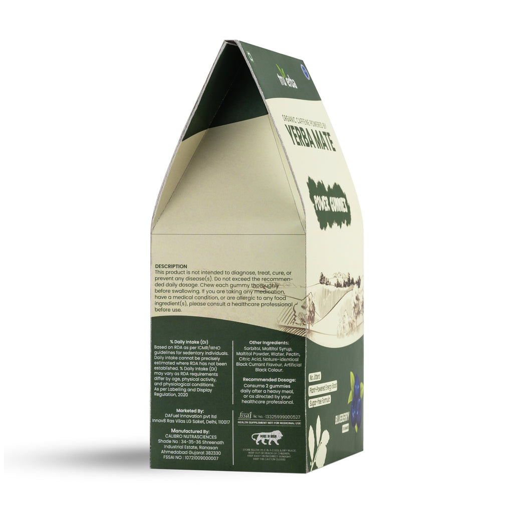 Yerba Mate Power Gummies | Cranberry