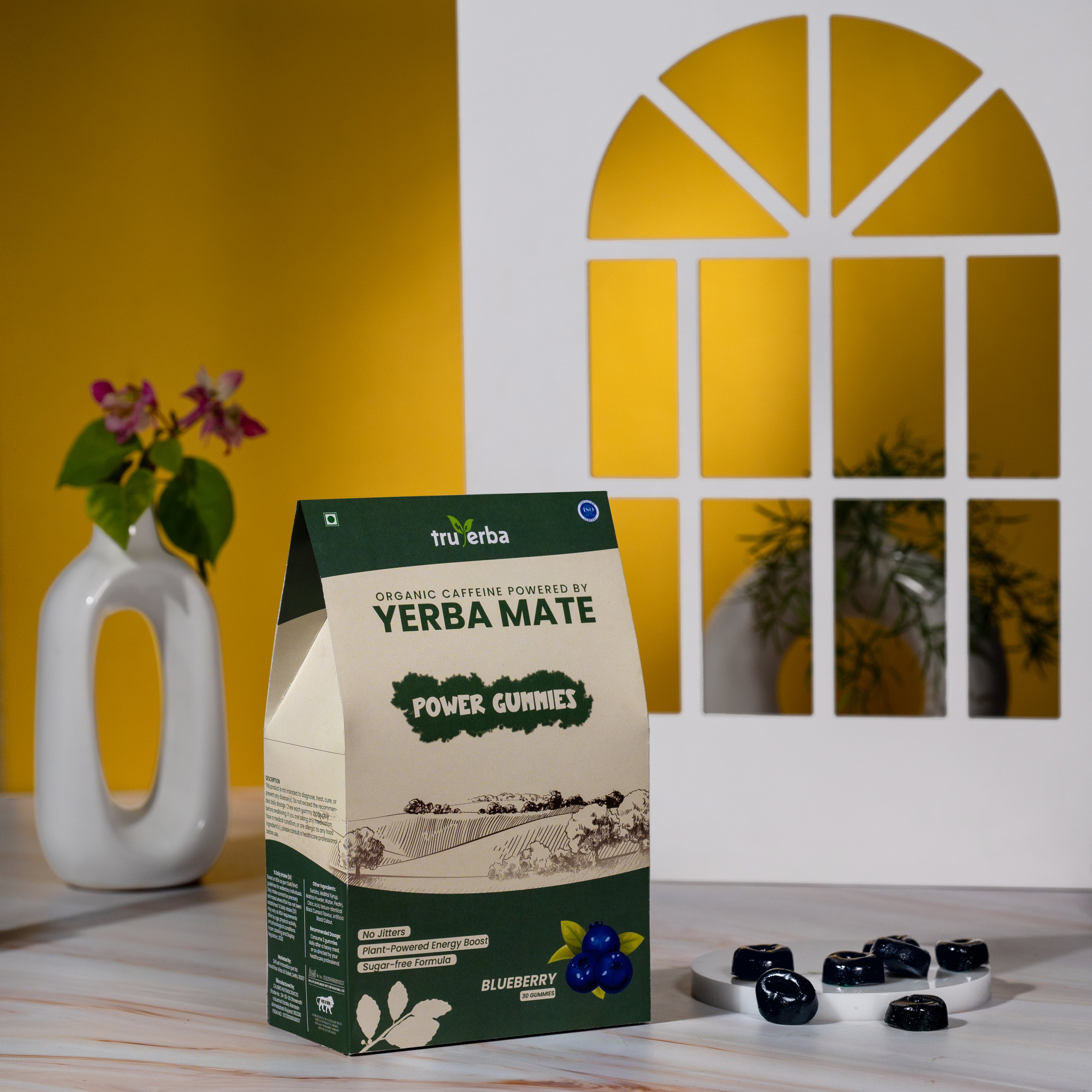 Yerba Mate Power Gummies | Blueberry