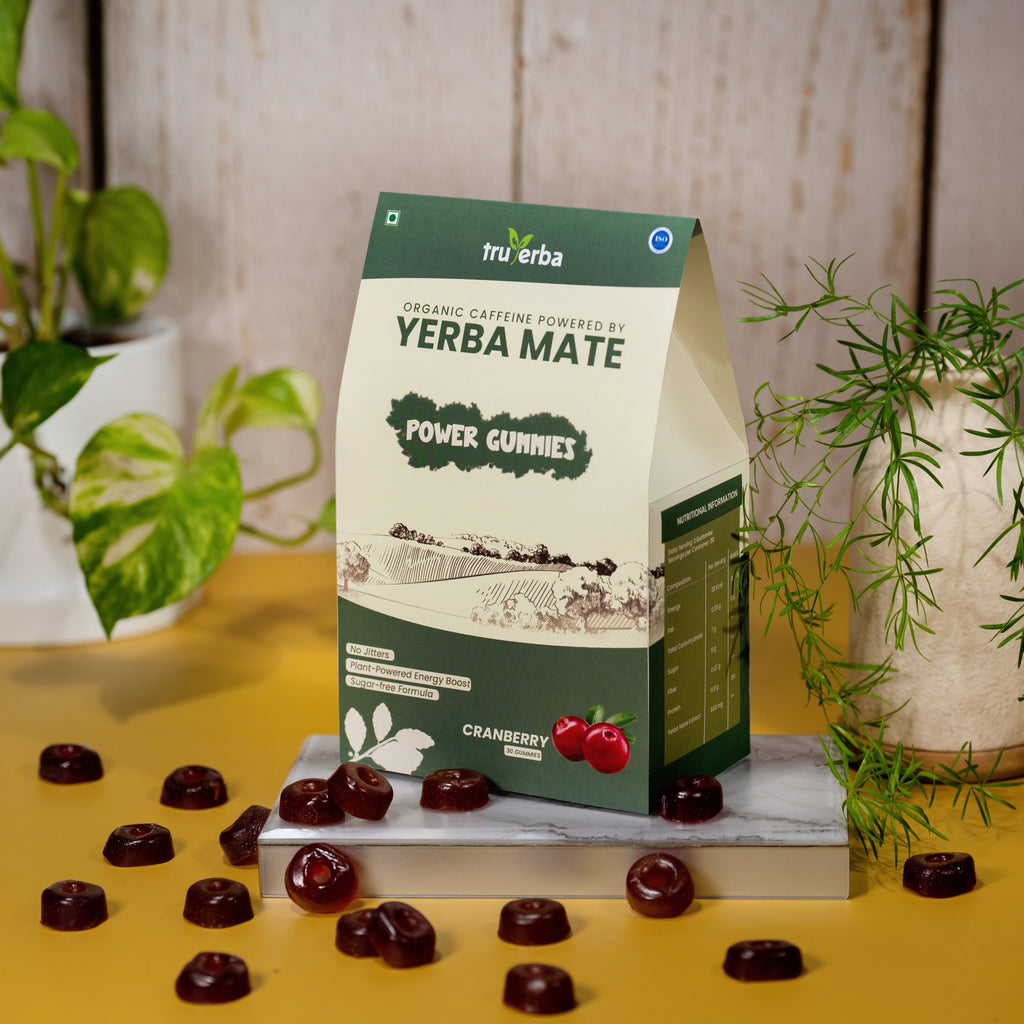 Yerba Mate Power Gummies | Cranberry