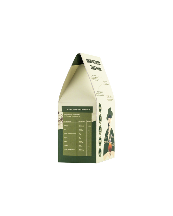 Yerba Mate Caffeine Gummies(Cranberry)